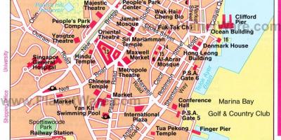 Chinatown, Singapore arată hartă