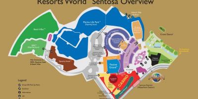 Resorts World Sentosa hartă