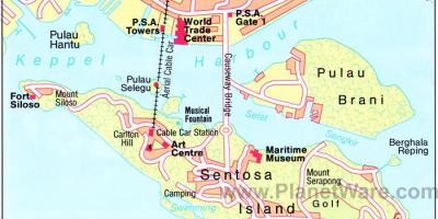 Harta de atracții Singapore