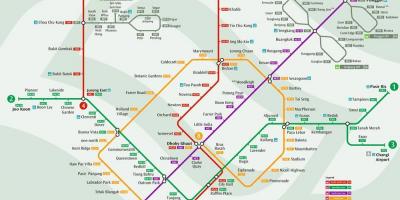 Harta sistemului Singapore