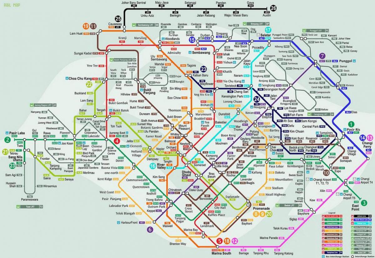 lrt harta Singapore