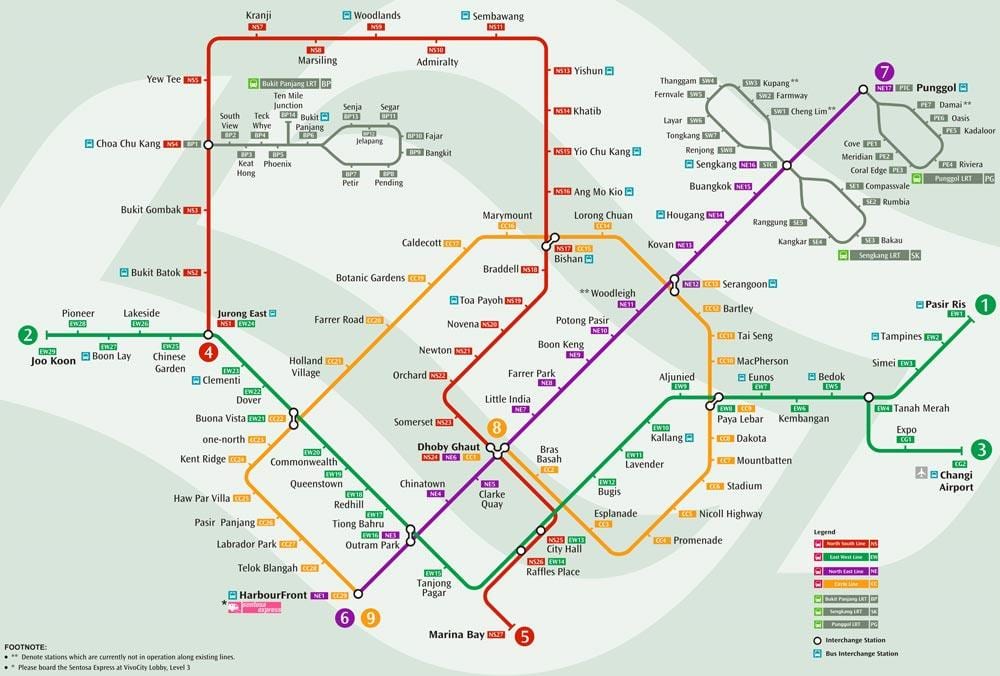 sistemul mrt hartă