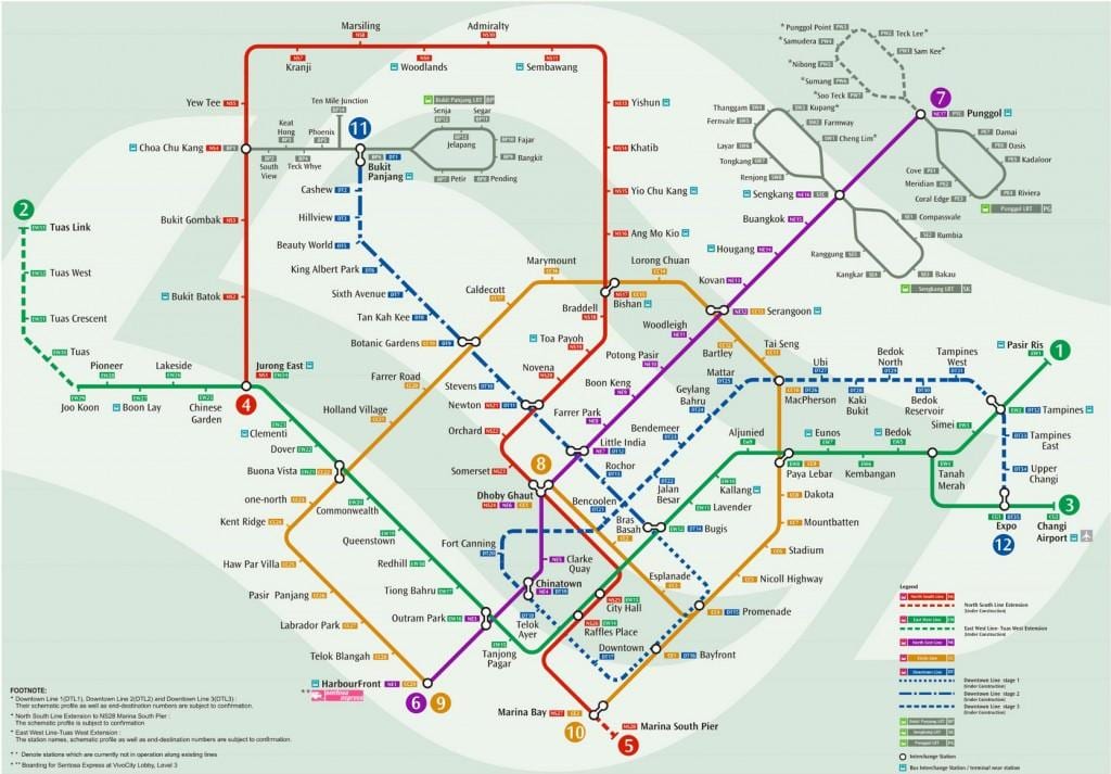 harta mrt Singapore