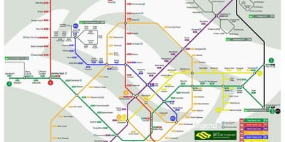 Mrt harta Singapore 2017