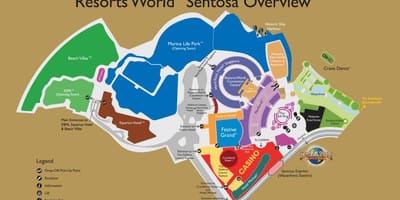 Resorts World Sentosa hartă