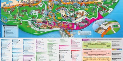 Sentosa harta atractii