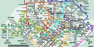 Singapore gara hartă