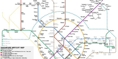 Singapore smrt hartă